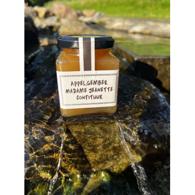 confiture de pommes, gingembre et madame jeannete